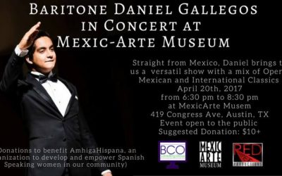 Baritone Daniel Gallegos in Concert at Mexic-Arte Museum